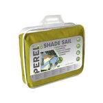 Perel Voile d'ombrage  hydrofuge  5 x 5 x 5 m  160 g/m²  polyester  triangulaire  vert lime