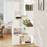 vidaXL Bibliothèque/Séparateur de pièce Blanc 80x24x155 cm