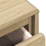 vidaXL Commode SAUDA chêne 76 5x39x91 cm bois de pin massif