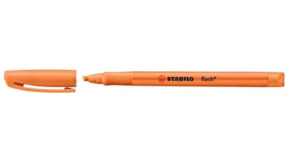 Surligneur flash edition Pointe biseautée 1 - 3,5 mm Orange STABILO