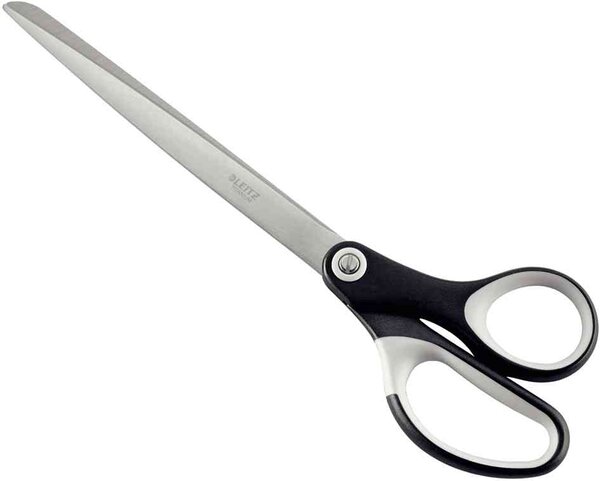 Blister d'une paire de ciseaux ergonomique 260 mm Noir LEITZ