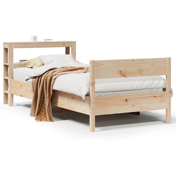 vidaXL Cadre de lit sans matelas 100x200 cm bois massif de pin