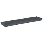 vidaXL Coussin de palette pour banc Anthracite 180x40x8 cm en tissu Oxford