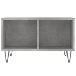 vidaXL Table basse Gris béton 60x50x36 5 cm Bois d'ingénierie