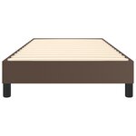 vidaXL Cadre de lit sans matelas marron 80x200 cm similicuir