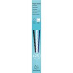 Boite 25 Reliures Spirales Plastique 6mm - Noir - Exacompta
