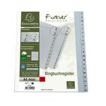 Intercalaires Imprimés Alphabétiques Pp Recyclé Gris - Az (alphabet Allemand) 20 Positions - A4 Maxi - Gris - X 25 - Exacompta