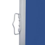 vidaXL Auvent latéral rétractable Bleu 140 x 600 cm