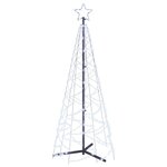 vidaXL Arbre de Noël cône 200 LED Blanc froid 70x180 cm