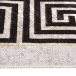 vidaXL Tapis lavable antidérapant 80x150 cm Beige clair