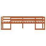 vidaXL Cadre de lit pour enfants sans matelas cire marron 80x200 cm