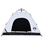 vidaXL Tente de camping 3 personnes tissu occultant libération rapide