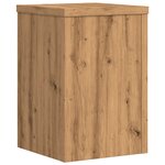 vidaXL Supports pour plantes 2 Pièces chêne artisanal bois d'ingénierie