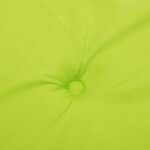vidaXL Coussins de chaise à dossier haut lot de 6 vert vif