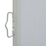 vidaXL Auvent latéral rétractable de patio 120 x 300 cm Gris