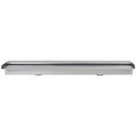 vidaXL Lame d'eau rectangulaire pour piscine Acier inoxydable 90 cm