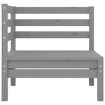 Salon de jardin meuble d'extérieur ensemble de mobilier 8 pièces gris bois de pin massif 02_0017860