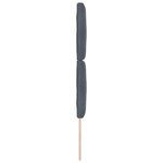 vidaXL Tête de Lit Blocs en Diamant Gris Foncé 80 cm Velours