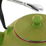 Théière en fonte Ming + paille inox avec filtre
