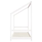 vidaXL Cadre de lit d'enfant blanc 2x(80x200) cm bois de pin massif
