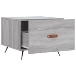 vidaXL Tables basses 2 Pièces sonoma gris 50x50x40 cm bois d'ingénierie