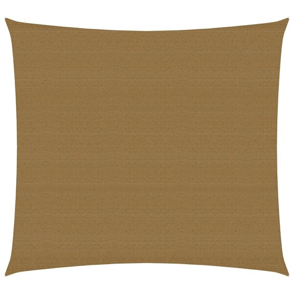 vidaXL Voile d'ombrage 160 g/m² Taupe 3 6x3 6 m PEHD