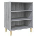 vidaXL Buffet sonoma gris 57x35x70 cm bois d'ingénierie