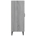 vidaXL Buffet sonoma gris 69 5x34x90 cm bois d'ingénierie