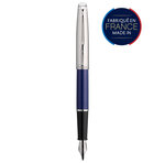 Waterman emblème stylo plume  bleu  plume fine  encre bleue  coffret cadeau