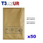 T3AZUR-  Enveloppes bulles  Nº19 - 300x440 mm - Lot de 50