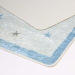 Tapis enfant MONGOLFIERE 120 x 160 cm - Bleu