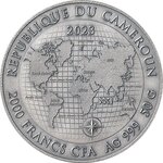 DIAMOND MINING Earth Treasures 50g Argent Monnaie 2000 Francs Cameroon 2023