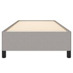 vidaXL Cadre de lit Gris clair 80x200 cm Tissu