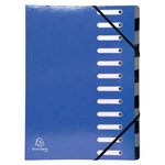 Trieur Harmonika Iderama 12 Compartiments - Couleurs Assorties - X 8 - Exacompta