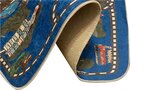 Tapis enfant Circuit de voiture 120 x 160 cm - Bleu