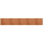 vidaXL Tapis rectangulaire marron 80x500 cm bambou