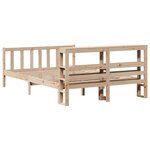 vidaXL Cadre de lit sans matelas 120x200 cm bois de pin massif