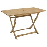 vidaXL Ensemble à manger de jardin 7 Pièces Bois d'acacia solide