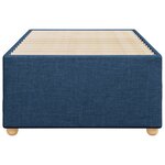 vidaXL Cadre de lit Bleu 80x200 cm Tissu