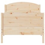 vidaXL Cadre de lit sans matelas 90x190 cm bois de pin massif