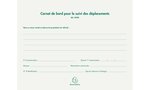 Carnet de bord pour le suivi des déplacements - Format 14,8x19 cm EXACOMPTA