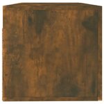 vidaXL Armoire murale Chêne fumé 100x36 5x35 cm Bois d'ingénierie