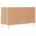 vidaXL Meuble TV Chêne sonoma 80x36x50 cm Bois d'ingénierie