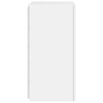 vidaXL Meuble TV mural avec lumières LED blanc 30 5x35x70 cm