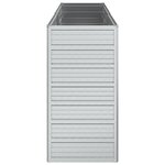 vidaXL Lit surélevé de jardin 160x40x77 cm Acier galvanisé Argenté