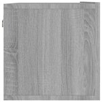 vidaXL Armoire murale TV Sonoma gris 120x30x30 cm Bois d'ingénierie