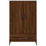 vidaXL Buffet haut chêne marron 69 5x31x115 cm bois d'ingénierie