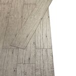 vidaXL Dalles de plancher PVC autoadhésif 5 21 m² 2 mm chêne délavé