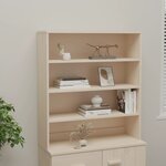 vidaXL Dessus de buffet HAMAR Marron miel 90x30x100 cm Bois de pin