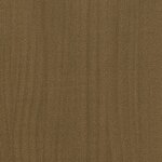 vidaXL Meuble TV Marron miel 104x33x41 cm Bois de pin massif